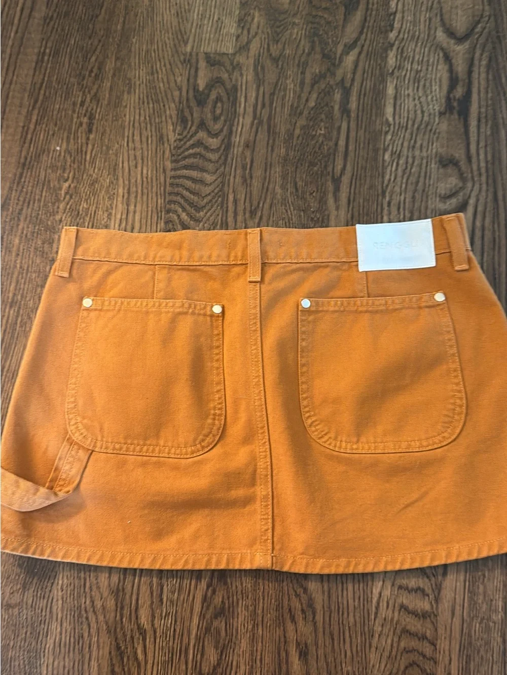 Renggli Studio morgan stewart cargo skirt ochre M